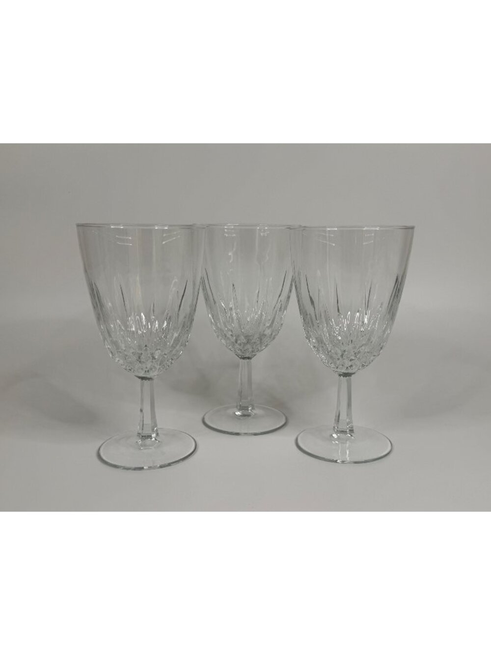 Crystal d'Arques Durand Diamante Clear Water Goblet, 6.25" tall